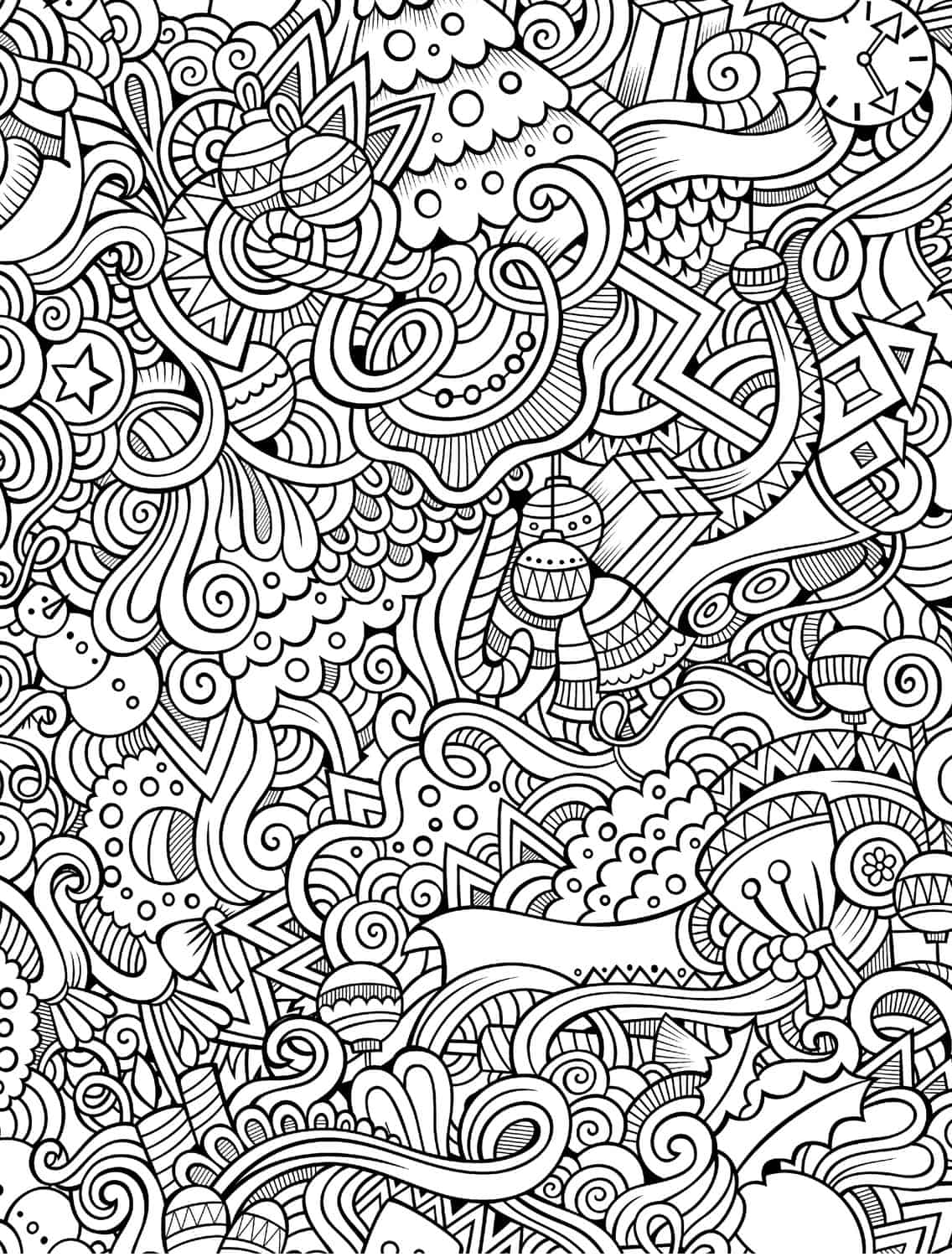 Christmas Coloring Pages For Adults Printable Christmas Coloring Pages For Adults Printable