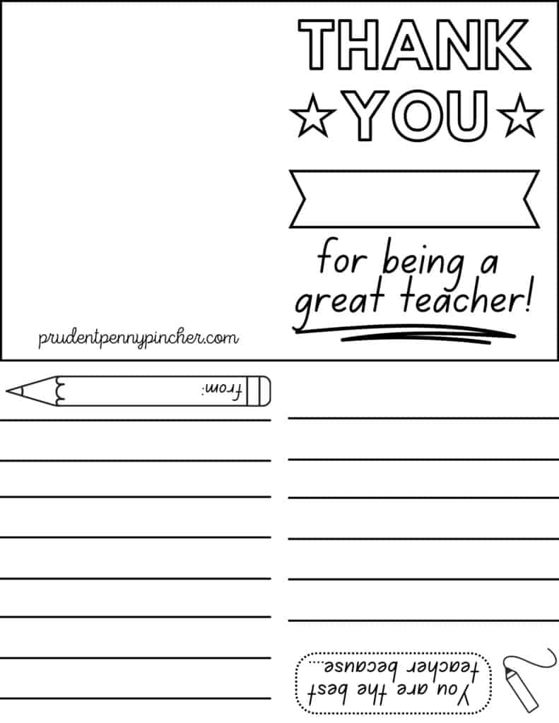 10 Free Teacher Appreciation Card Printables Prudent Penny Pincher 10 Free Teacher Appreciation Card Printables Prudent Penny Pincher
