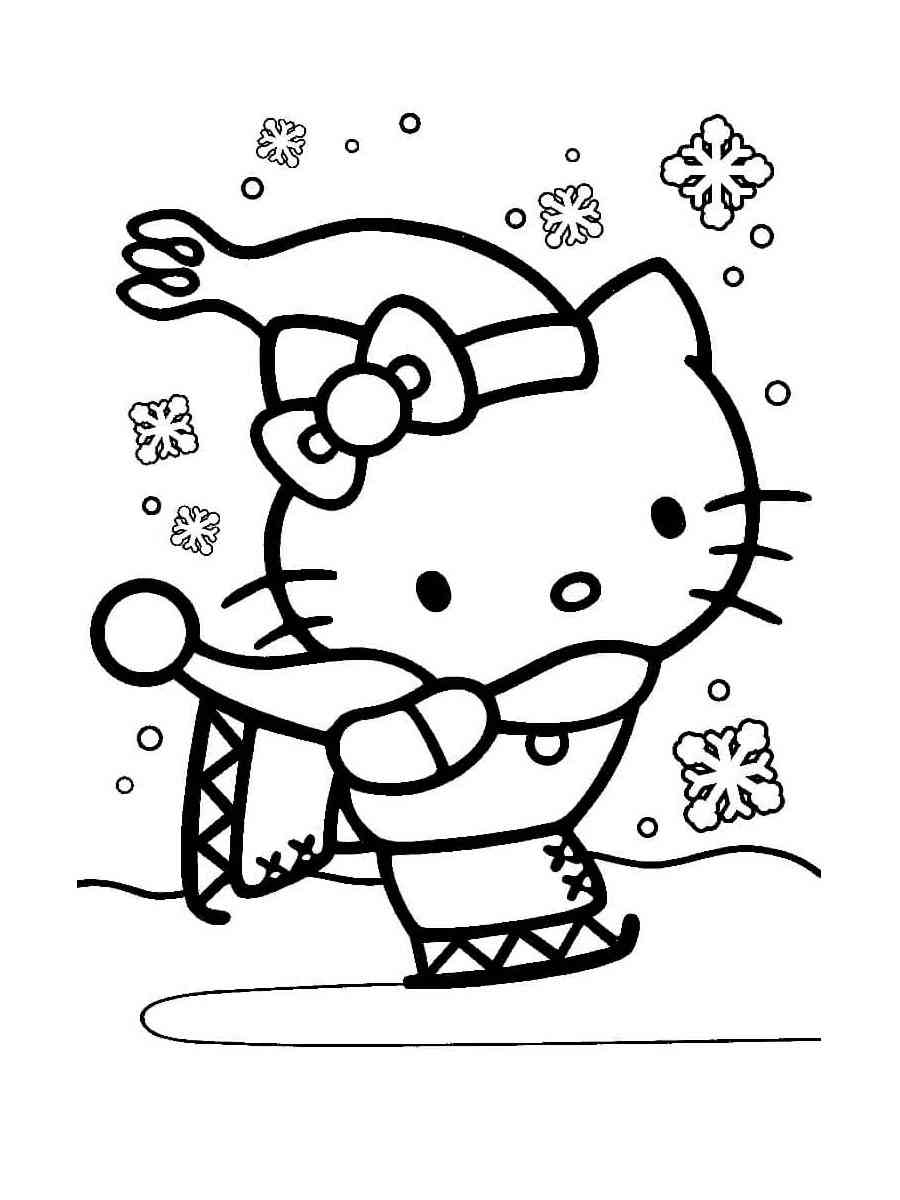 10 Hello Kitty Christmas Coloring Pages Bratz Coloring