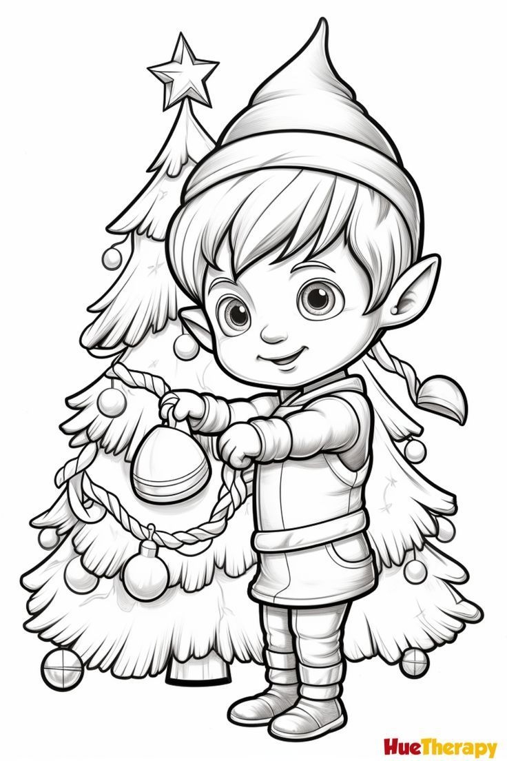 11 Free Printable Christmas Elf Coloring Pages For Kids I 2024 11 Free Printable Christmas Elf Coloring Pages For Kids I 2024