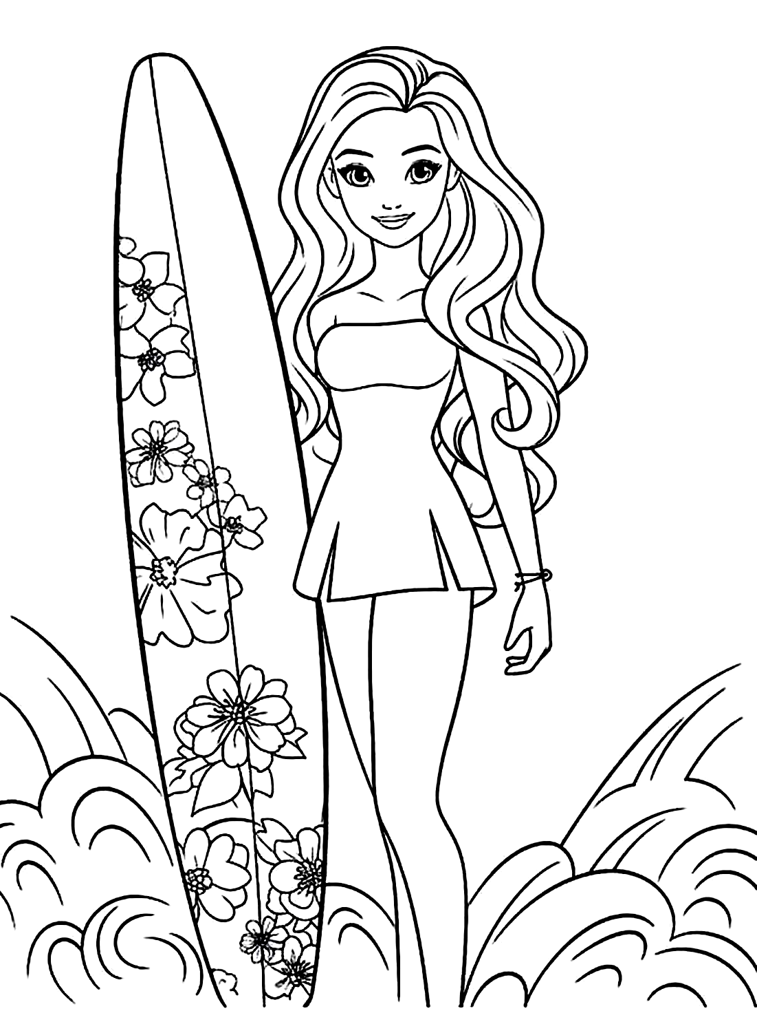Barbie Coloring Pages Printable
