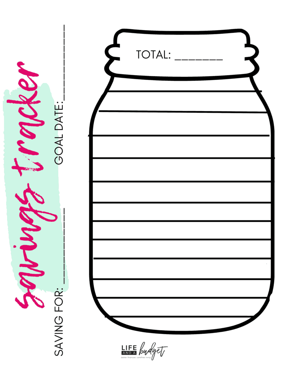 13 FREE Printable Savings Tracker Coloring Pages Life And A Budget 13 FREE Printable Savings Tracker Coloring Pages Life And A Budget