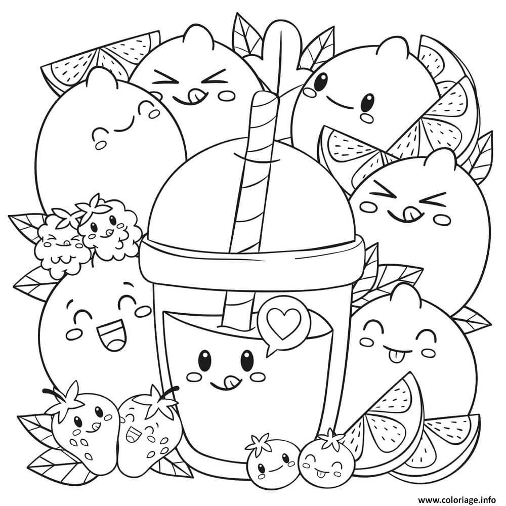 Printable Kawaii Coloring Pages Printable Kawaii Coloring Pages