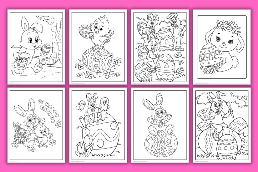 15 Adorable Free Easter Coloring Pages 15 Adorable Free Easter Coloring Pages