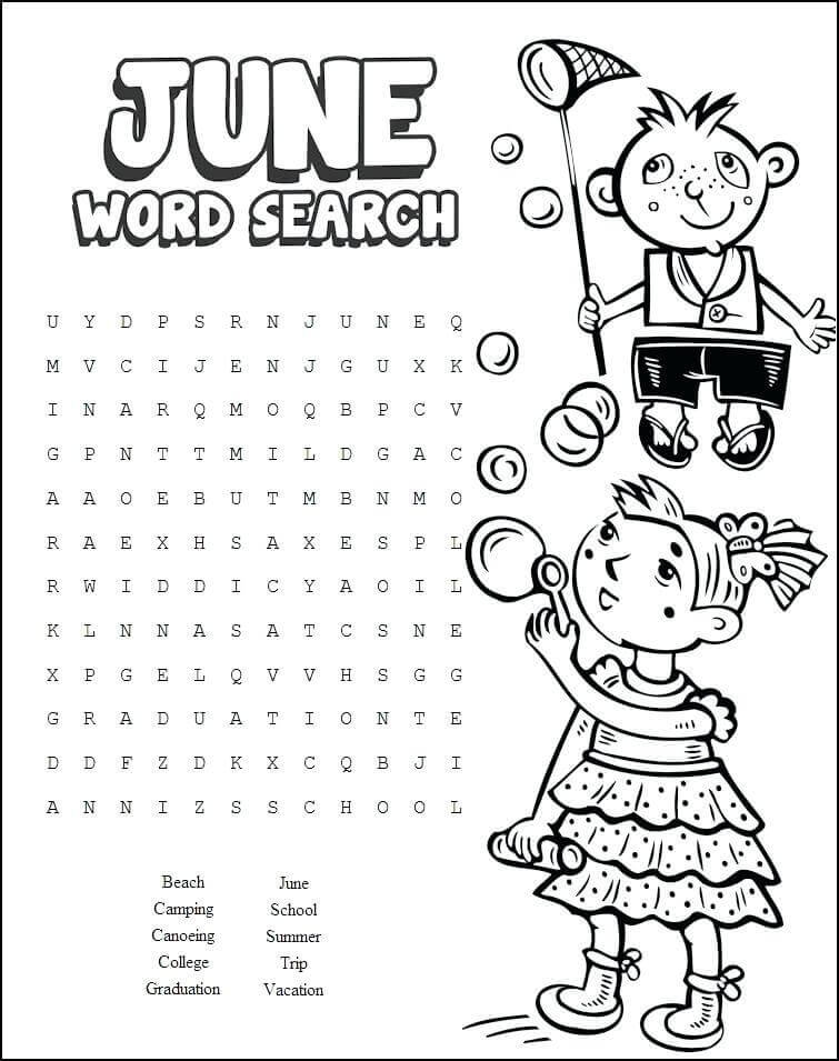 16 Free June Coloring Pages To Print 16 Free June Coloring Pages To Print