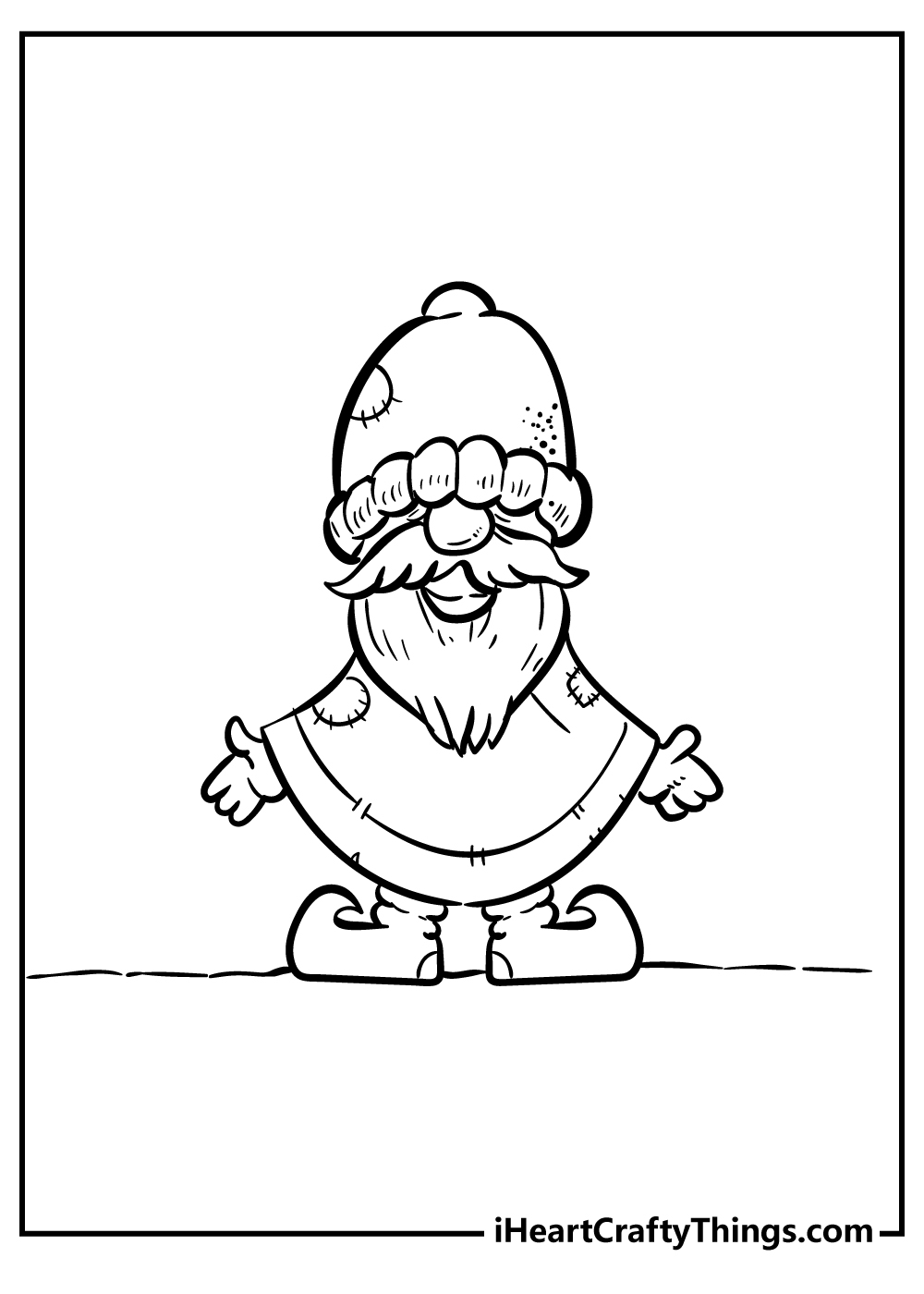 17 Gnome Coloring Page EugeneRainer 17 Gnome Coloring Page EugeneRainer