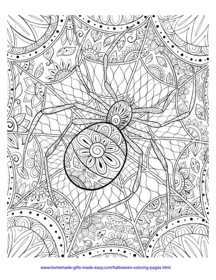 Free Printable Adult Halloween Coloring Pages Pdf Free Printable Adult Halloween Coloring Pages Pdf