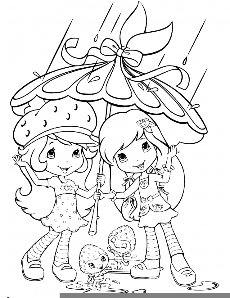 Strawberry Shortcake Coloring Pages Printable Strawberry Shortcake Coloring Pages Printable