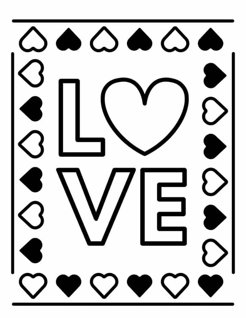 20 Free Valentine S Day Coloring Pages For Kids Prudent Penny Pincher