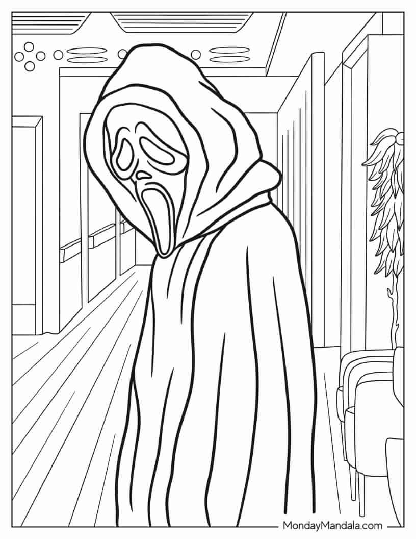 20 Horror Coloring Pages Free PDF Printables Adult Coloring Pages 20 Horror Coloring Pages Free PDF Printables Adult Coloring Pages