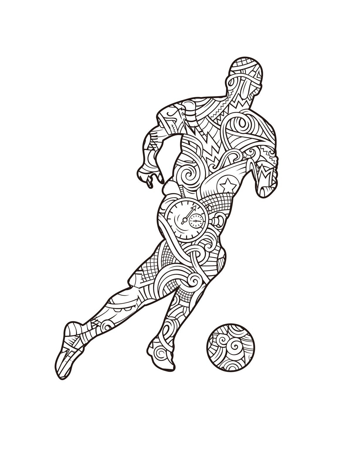 Printable Soccer Coloring Pages Printable Soccer Coloring Pages