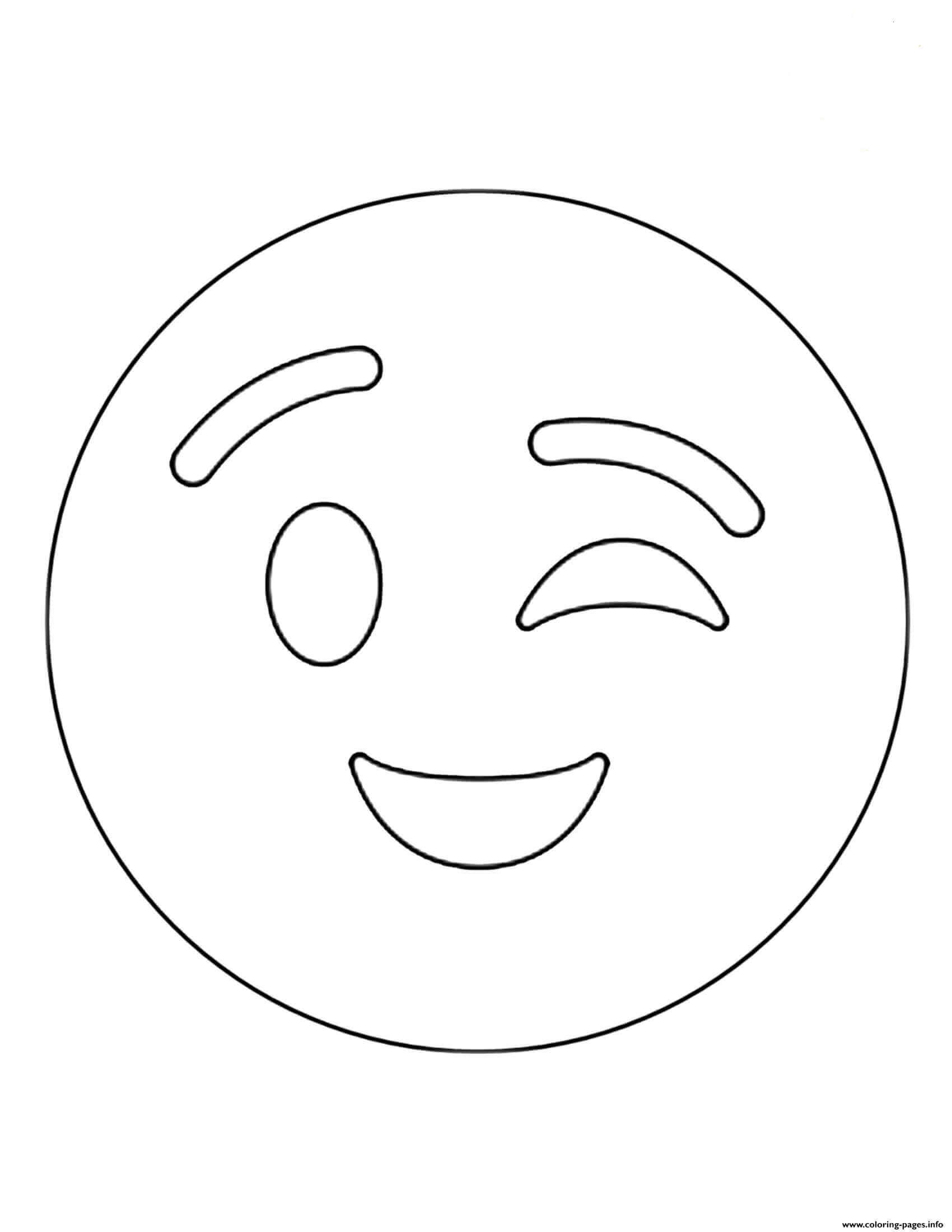 21 Best Free Printable Emoji Coloring Pages Home Family Style And