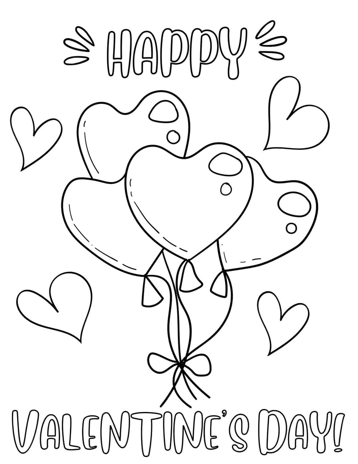 21 Best Free Valentine Coloring Pages For Your Kids