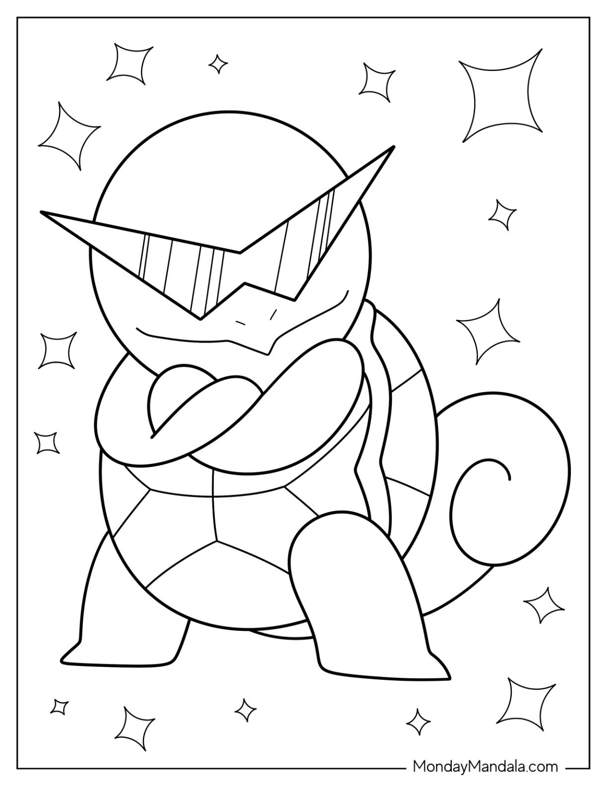 Squirtle Coloring Pages Printable Squirtle Coloring Pages Printable