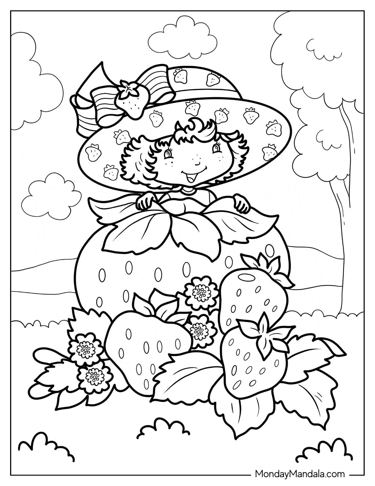 22 Strawberry Shortcake Coloring Pages Free PDF Printables Desenho 22 Strawberry Shortcake Coloring Pages Free PDF Printables Desenho