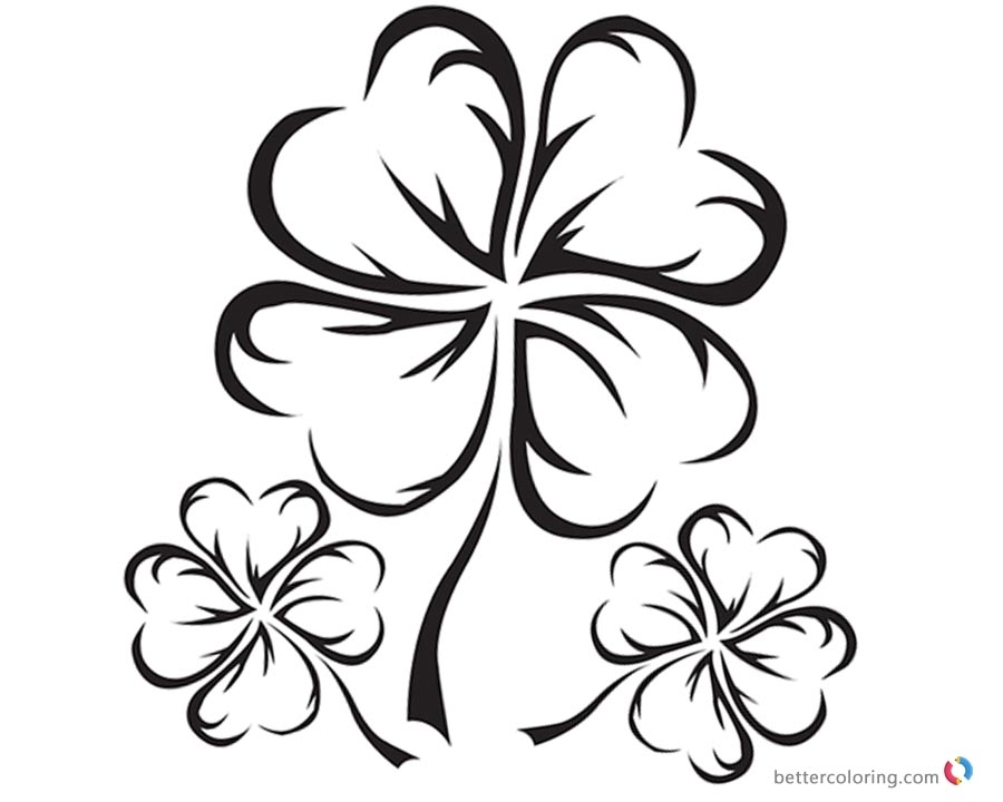 23 Four Leaf Clover Coloring Pages Printable Judith E Vrogue Co 23 Four Leaf Clover Coloring Pages Printable Judith E Vrogue Co