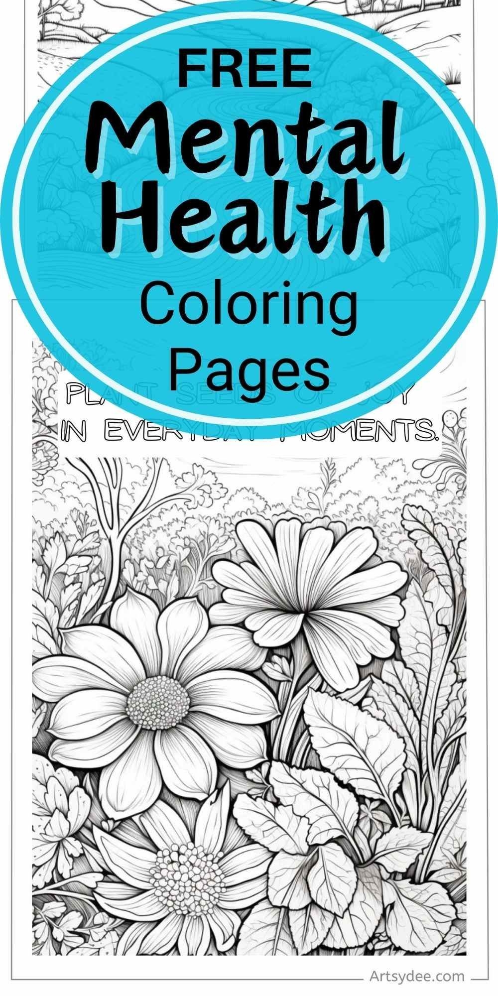 24 Free Printable Coloring Pages For Mental Health Adult Coloring 24 Free Printable Coloring Pages For Mental Health Adult Coloring