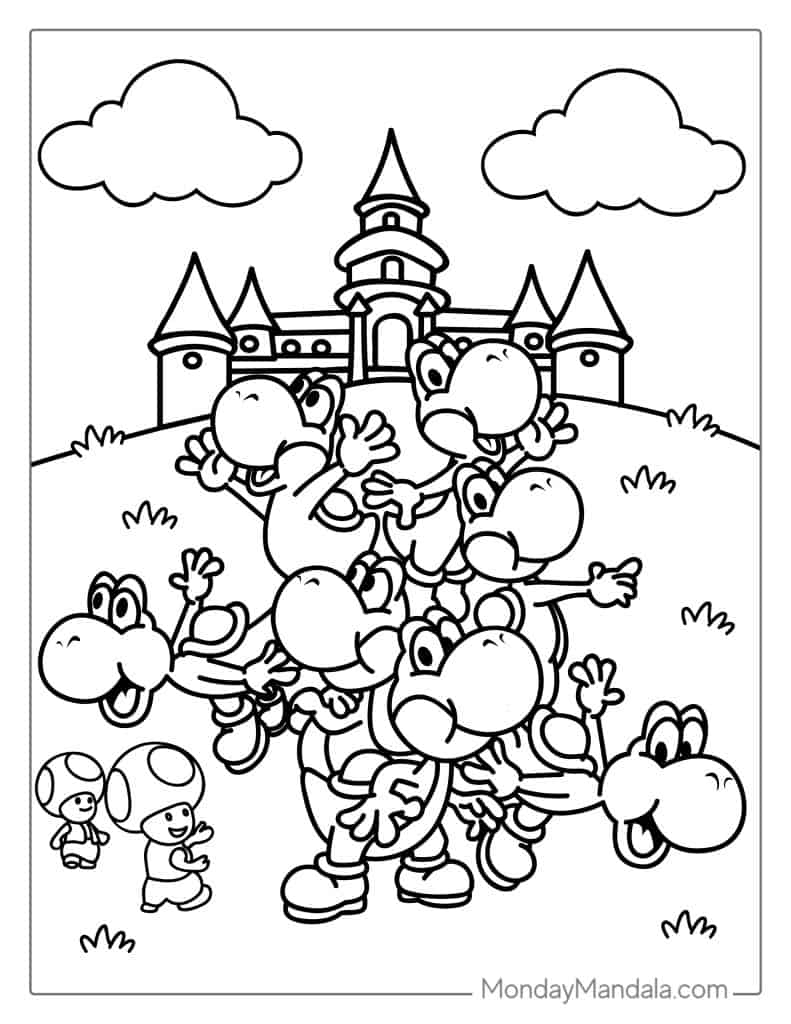 24 Yoshi Coloring Pages Free PDF Printables Worksheets Library 24 Yoshi Coloring Pages Free PDF Printables Worksheets Library
