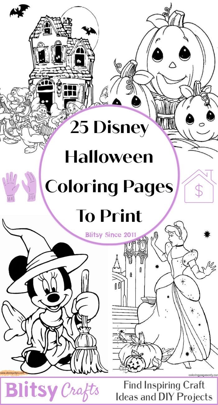 25 Free Disney Halloween Coloring Pages For Kids And Adults 25 Free Disney Halloween Coloring Pages For Kids And Adults