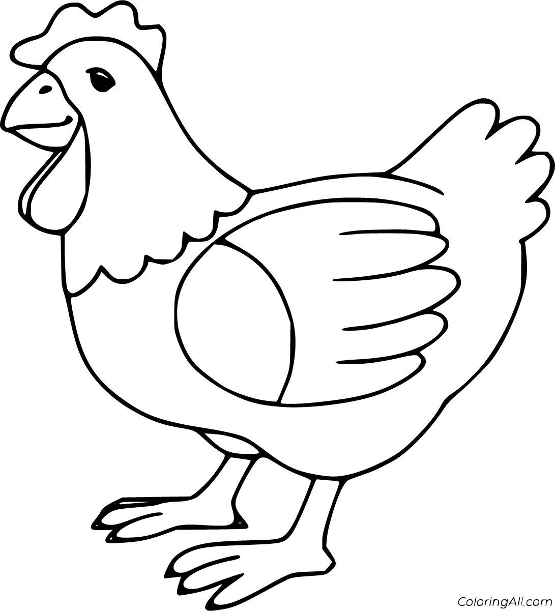 26 Free Printable Chicken Coloring Pages In Vector Format Easy To 26 Free Printable Chicken Coloring Pages In Vector Format Easy To