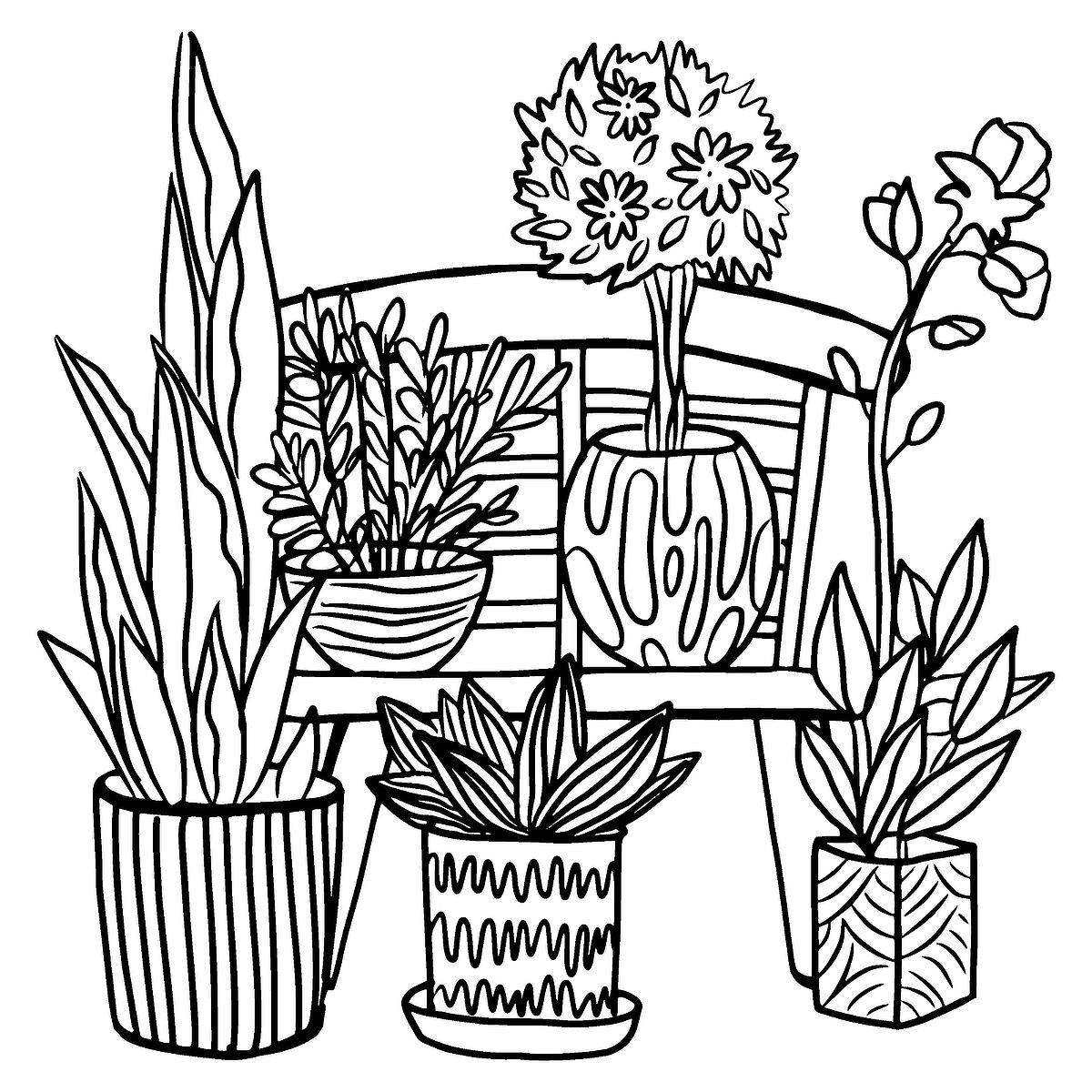 26 Printable Plant Coloring Pages TamaVidish 26 Printable Plant Coloring Pages TamaVidish