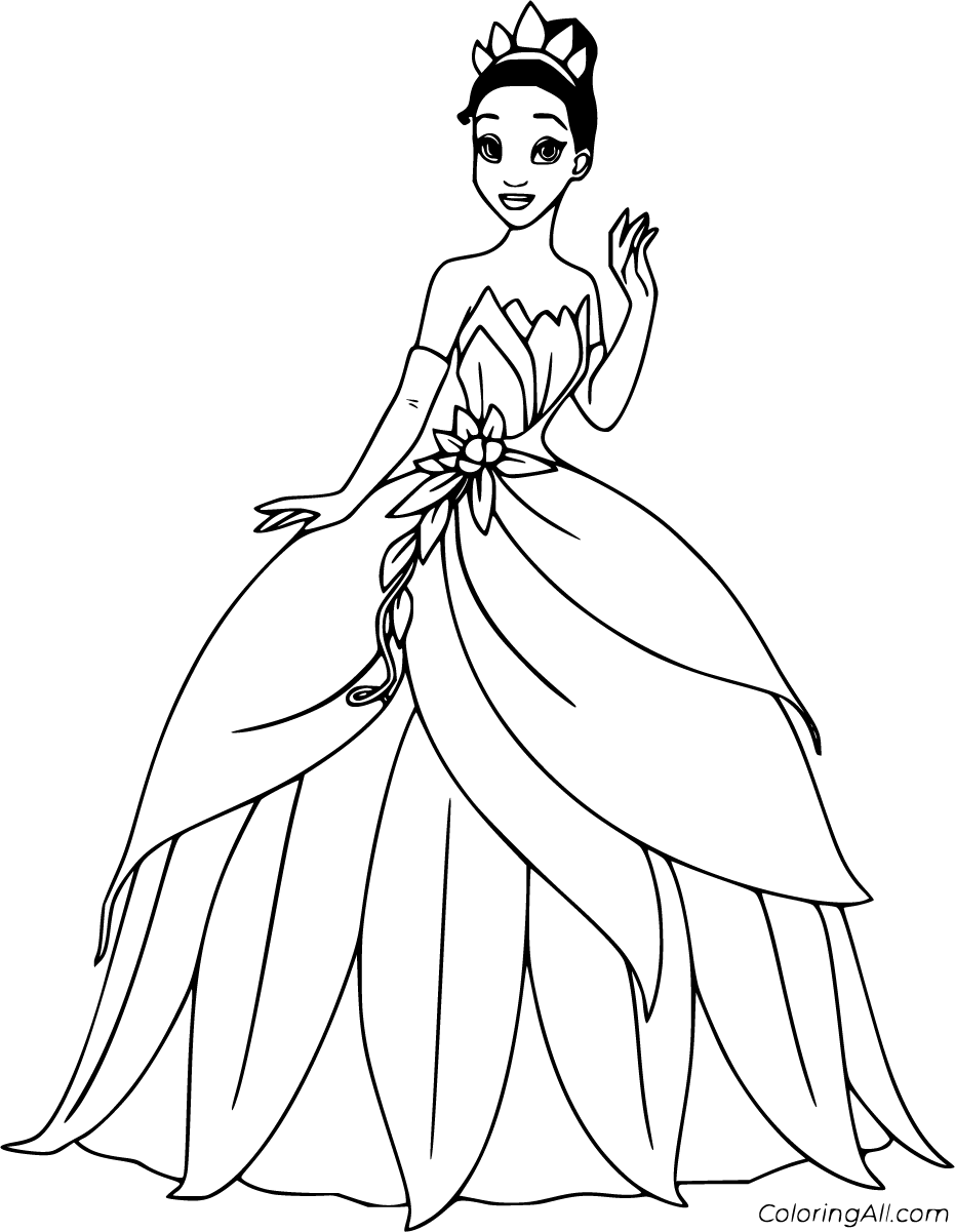 Princess Color Pages Printable Princess Color Pages Printable