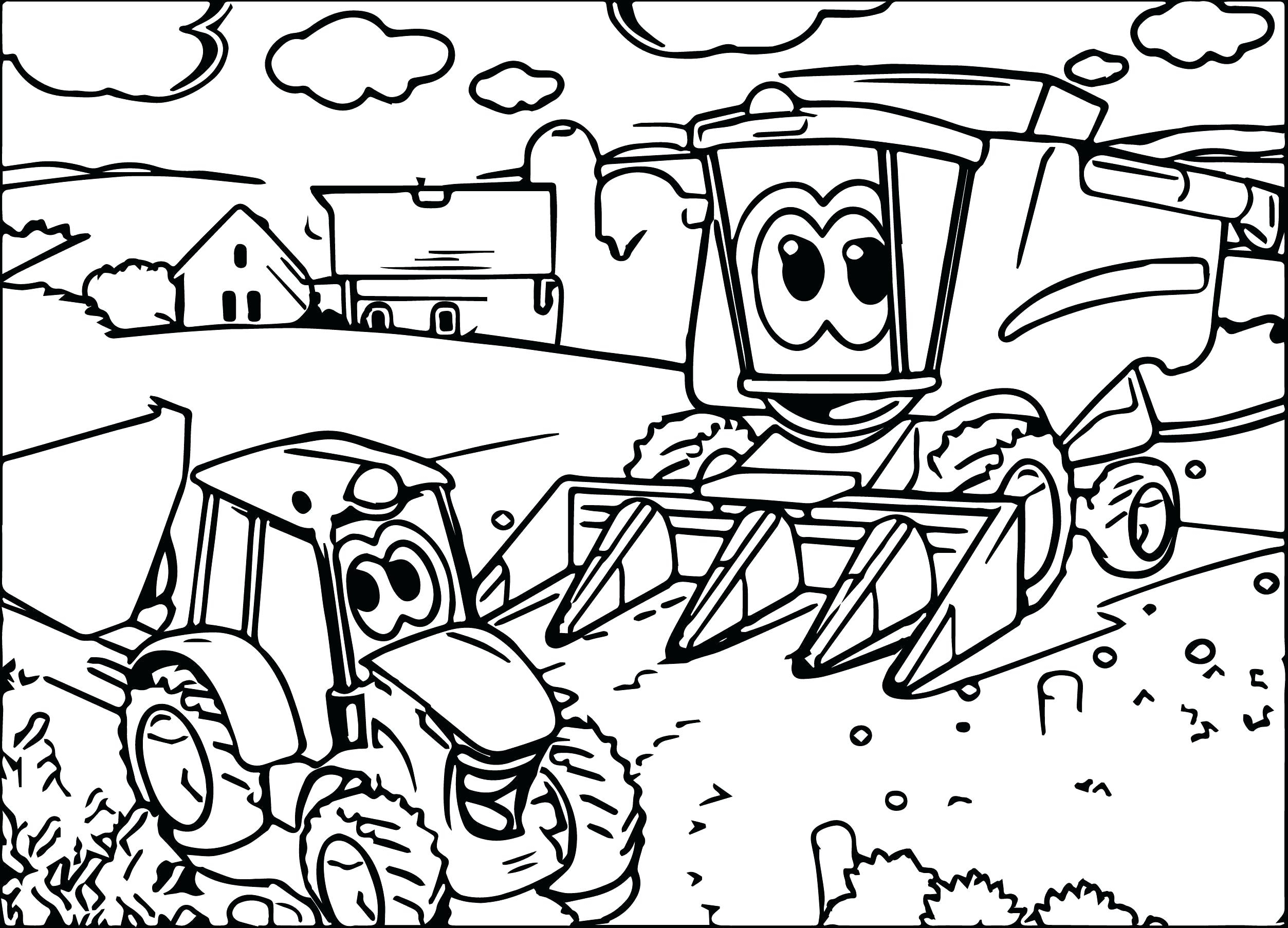 29 Tractor Coloring Pages Printable Background Color Pages Collection