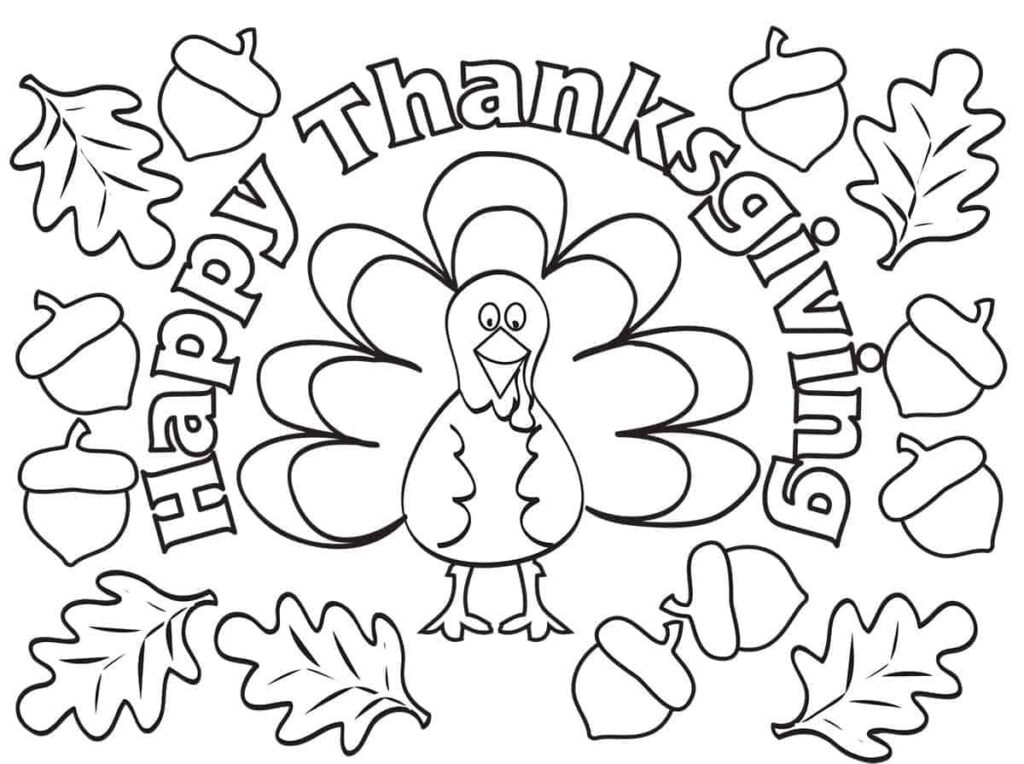 30 FREE Thanksgiving Coloring Pages For Adults Kids 30 FREE Thanksgiving Coloring Pages For Adults Kids