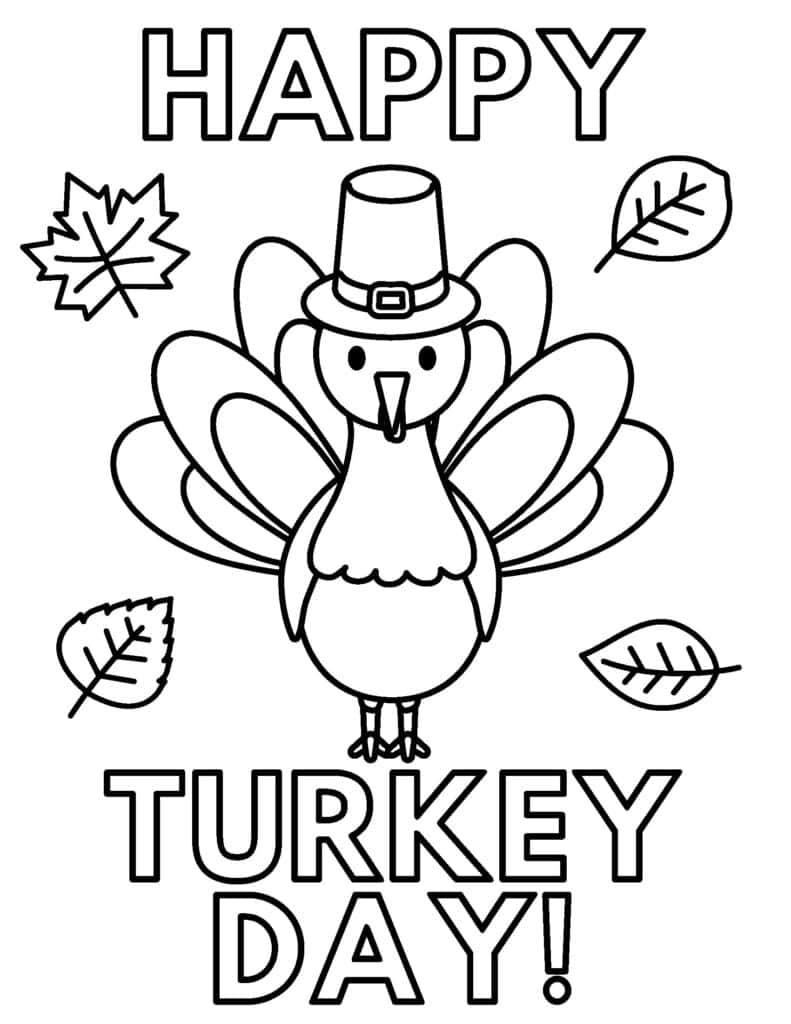 Thanksgiving Day Coloring Pages Printable Thanksgiving Day Coloring Pages Printable
