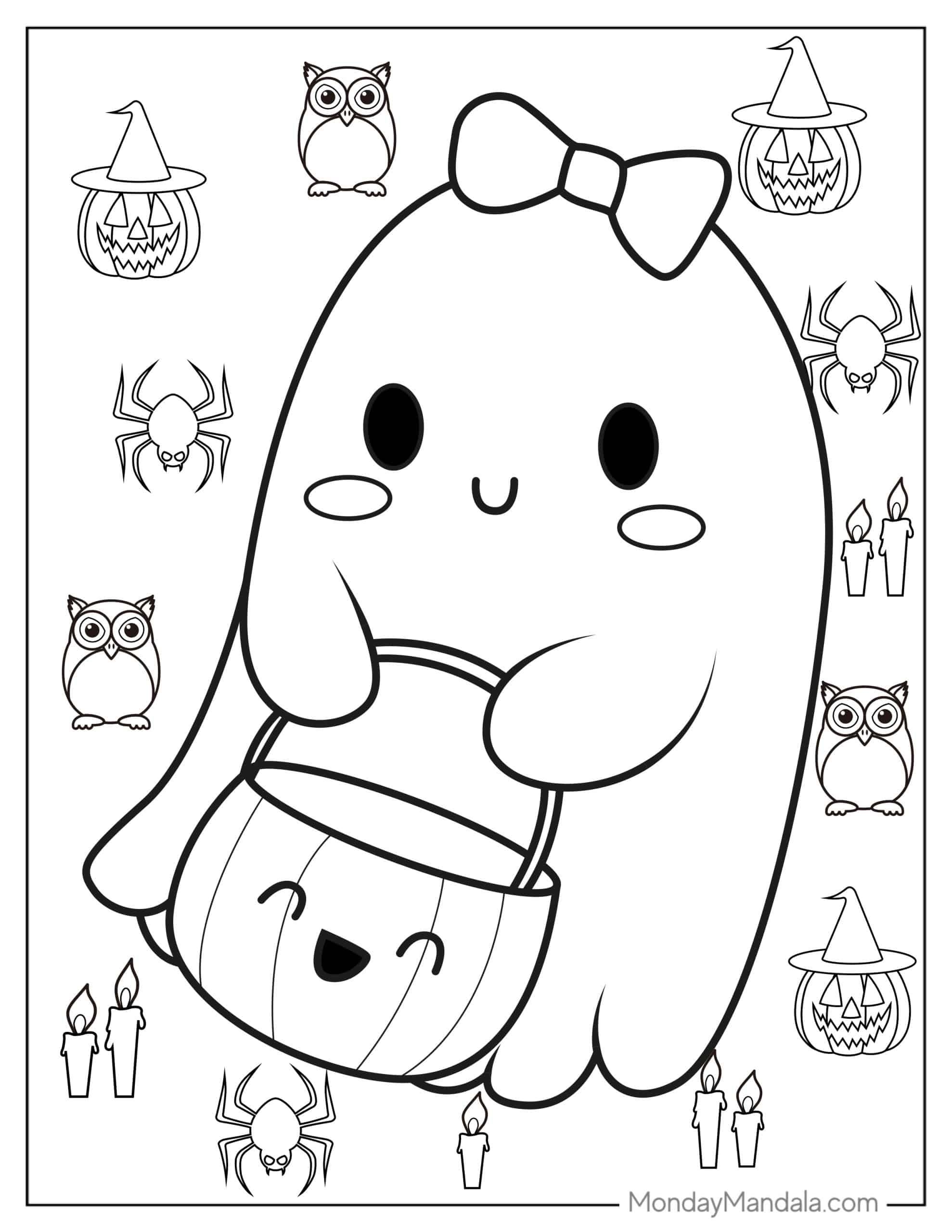Free Printable Ghost Coloring Pages Free Printable Ghost Coloring Pages