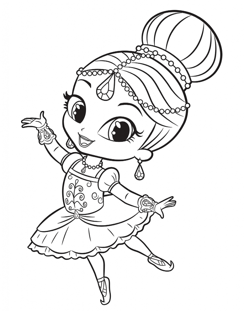 Free Printable Shimmer And Shine Coloring Pages Free Printable Shimmer And Shine Coloring Pages