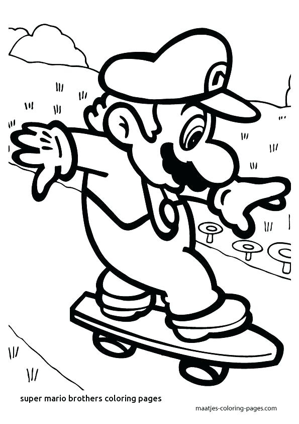 Mario Brothers Coloring Pages Printable Mario Brothers Coloring Pages Printable