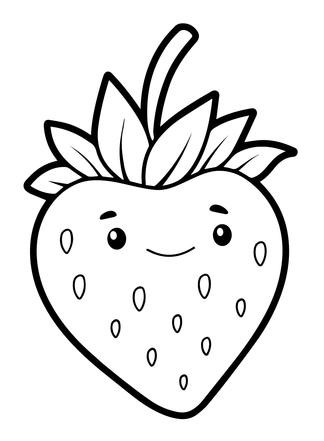 30 Pagine Da Colorare Di Fragole Gratuite E Stampabili Per Bambini E