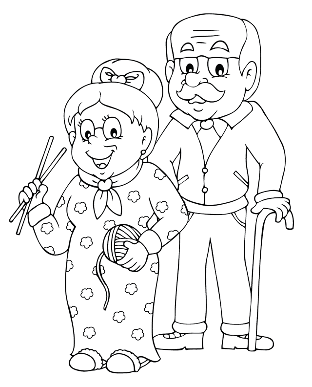 Free Printable Grandparents Day Coloring Pages Free Printable Grandparents Day Coloring Pages