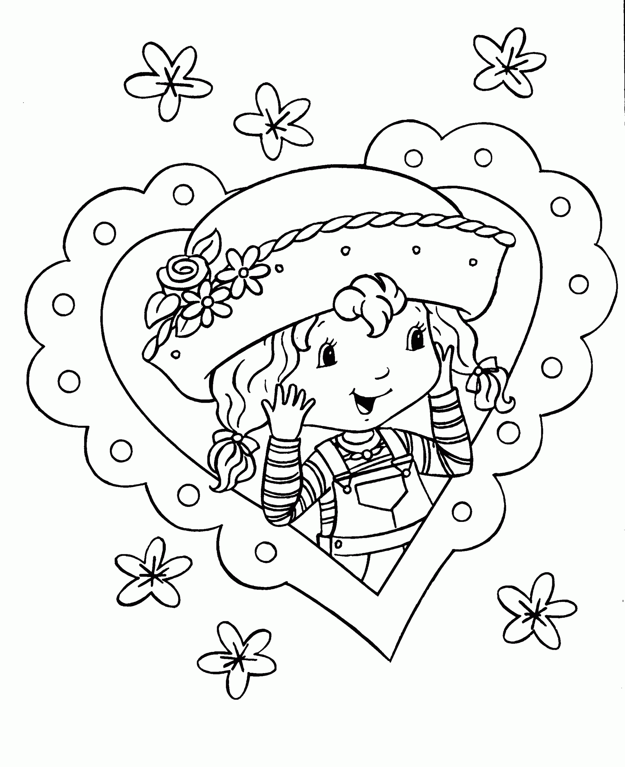32 Strawberry Shortcake Coloring Page GiacomoApple