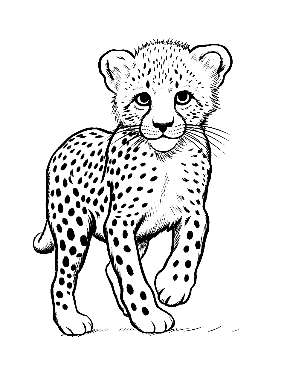 Cheetah Coloring Pages Printable Cheetah Coloring Pages Printable