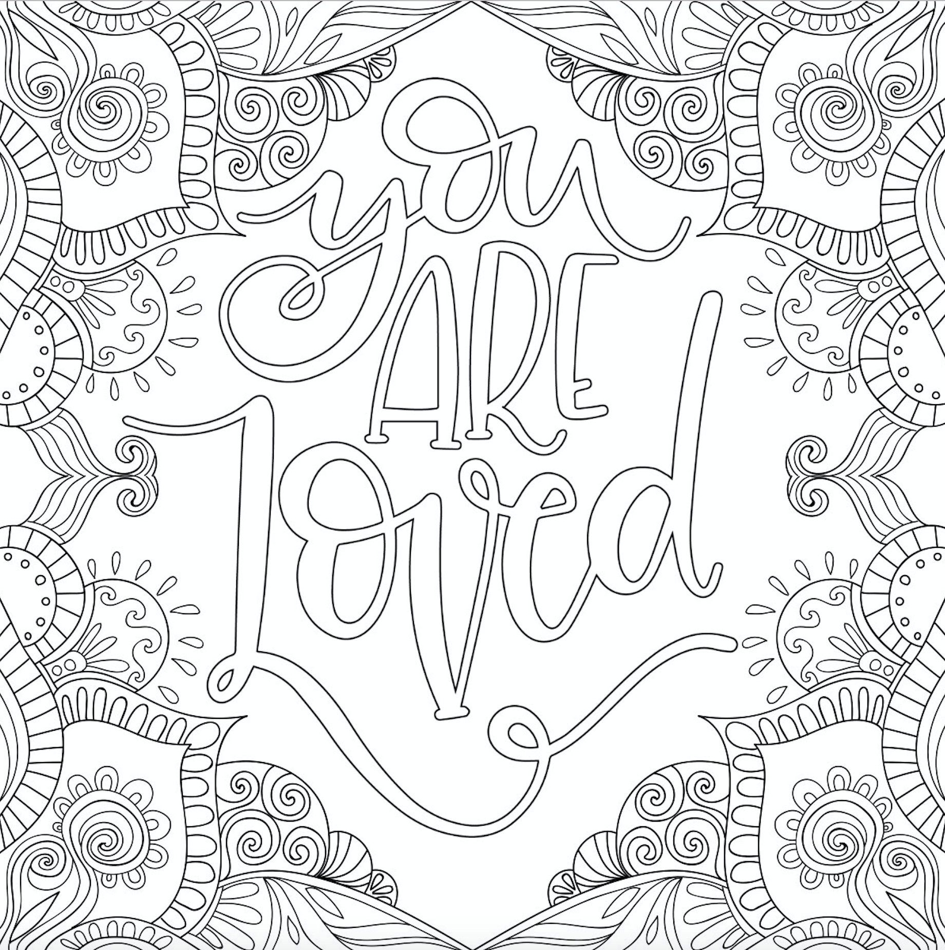35 Inspirational Quotes Coloring Pages Printable Pdf Free Wallpaper