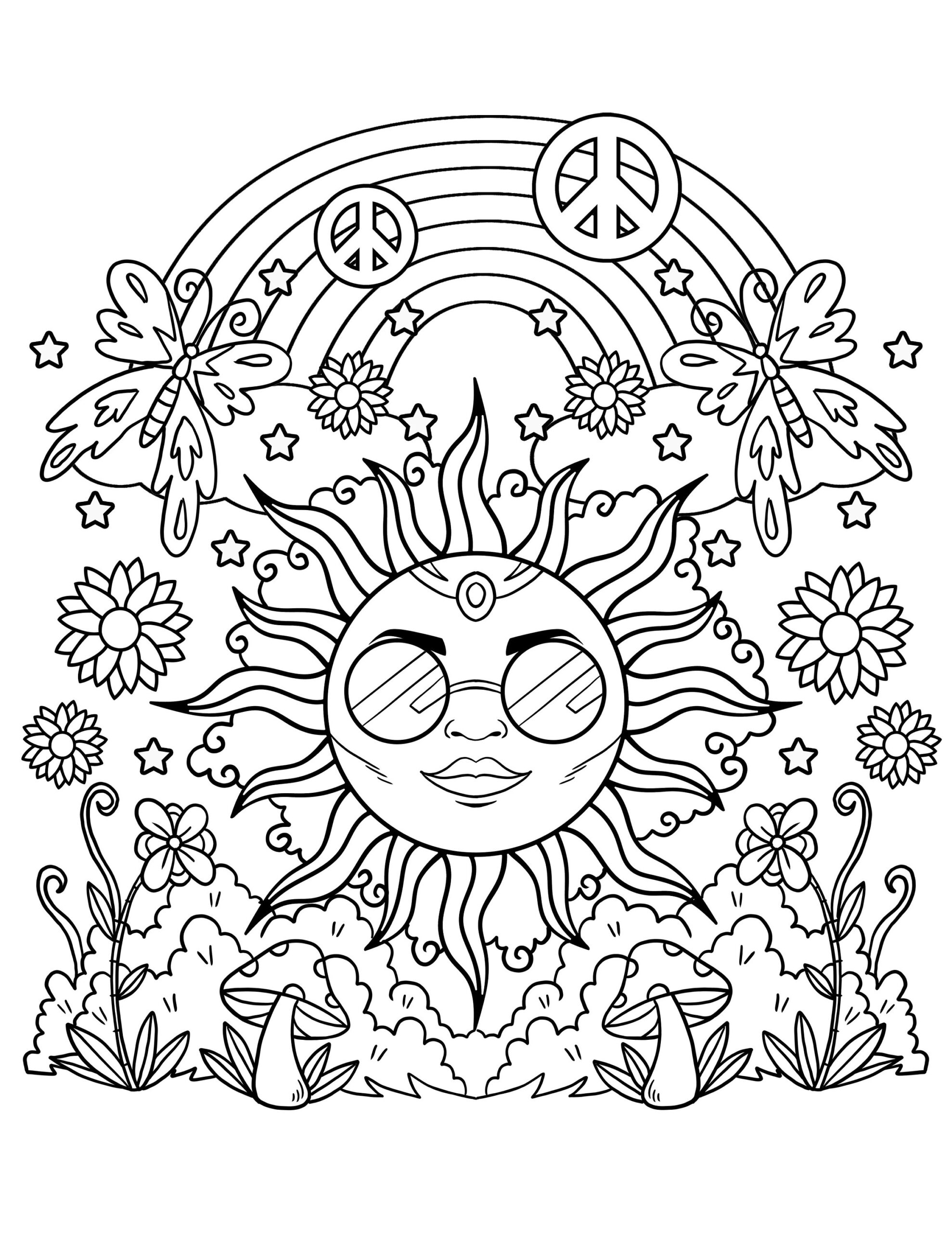 35 Stoner Trippy Mushroom Coloring Pages EevaRozlin 35 Stoner Trippy Mushroom Coloring Pages EevaRozlin