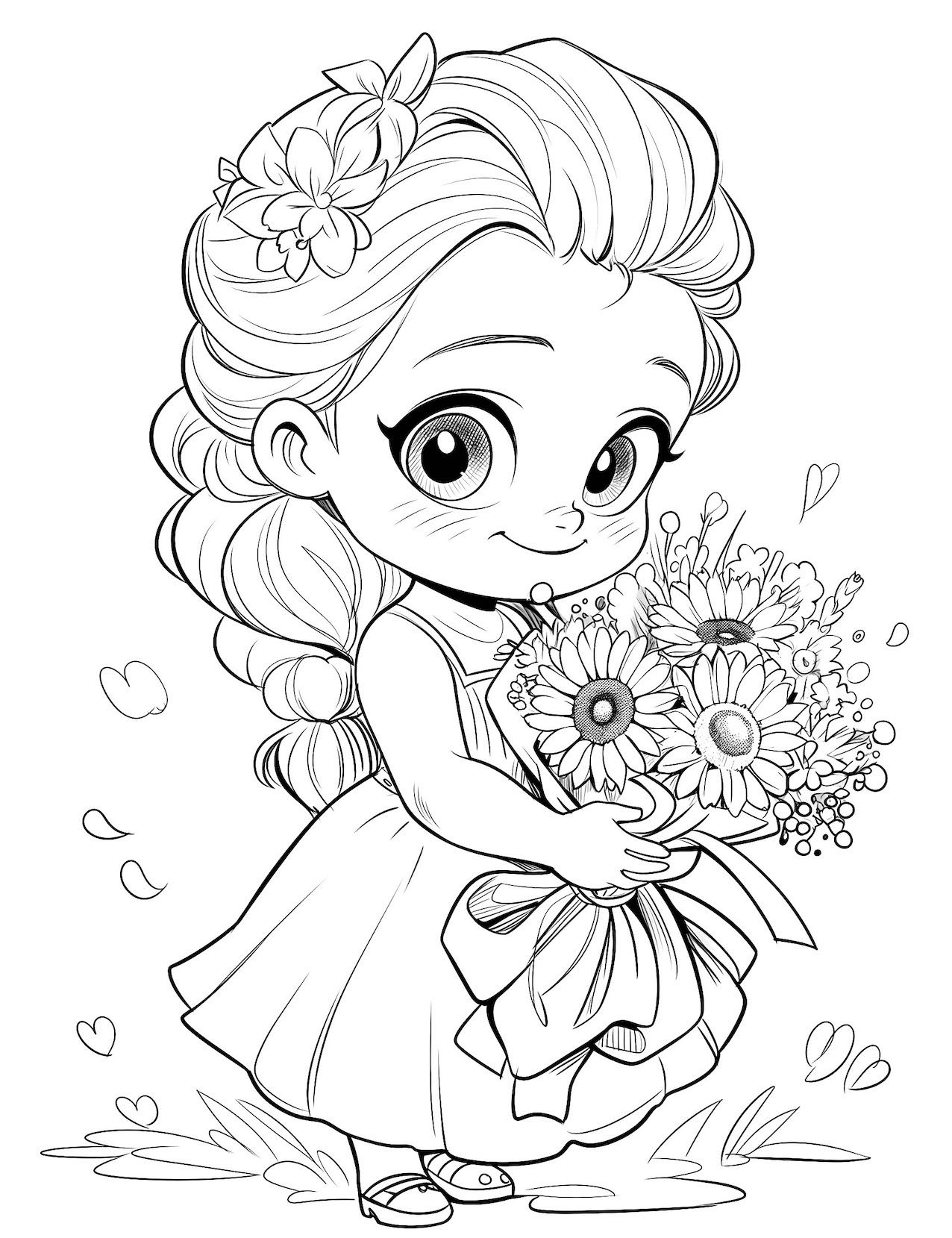 36 Adorable Baby Princess Coloring Pages Free Printable Our Mindful