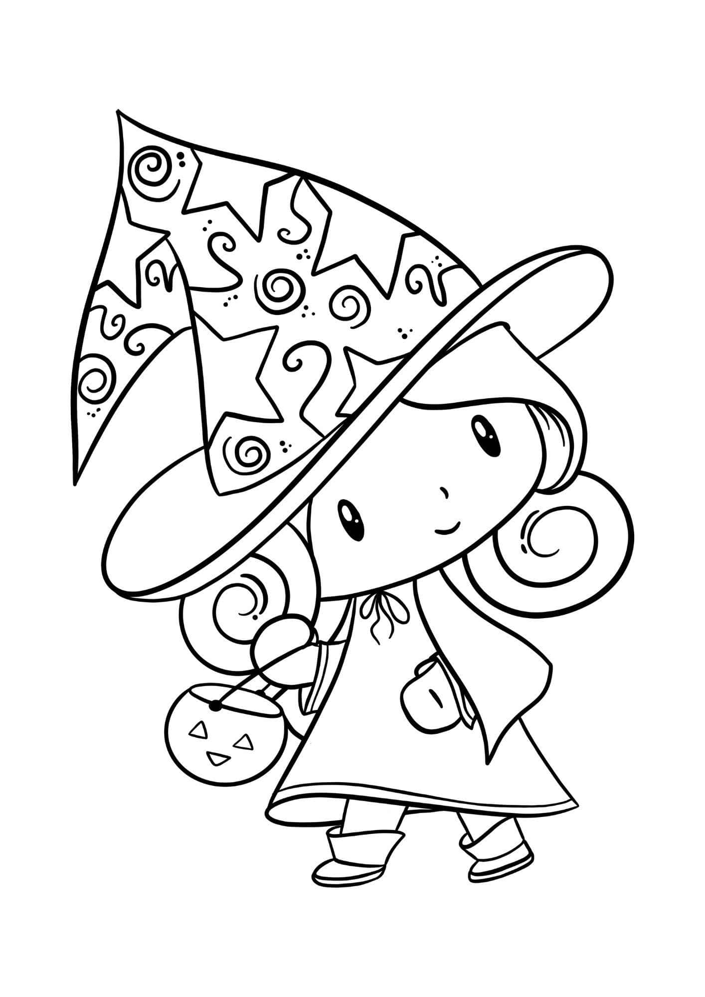 38 Captivating Witch Coloring Pages For Kids And Adults