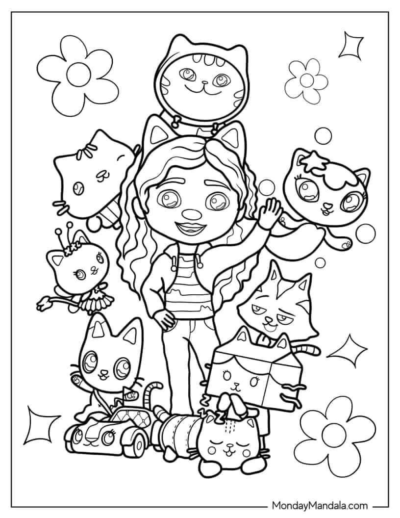 38 Gabby S Dollhouse Coloring Pages Free PDF Printables Kitty 38 Gabby S Dollhouse Coloring Pages Free PDF Printables Kitty