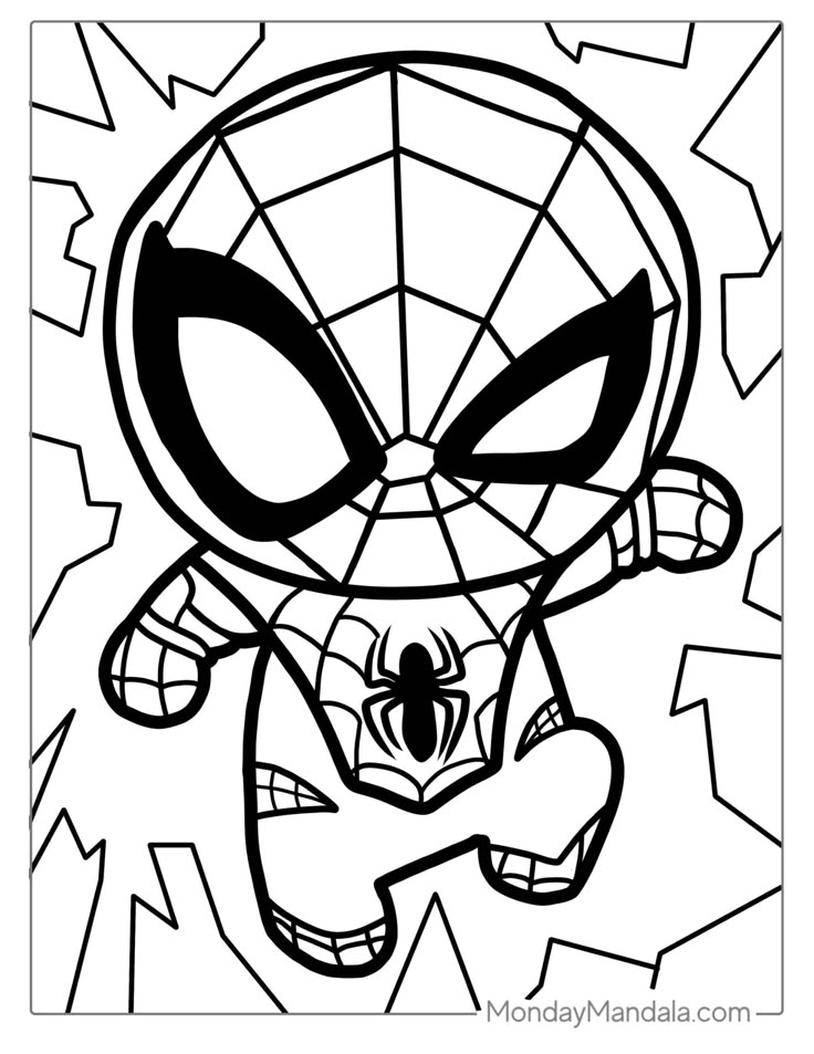 40 Spider Man Coloring Pages Free PDF Printables Superhero Coloring 40 Spider Man Coloring Pages Free PDF Printables Superhero Coloring