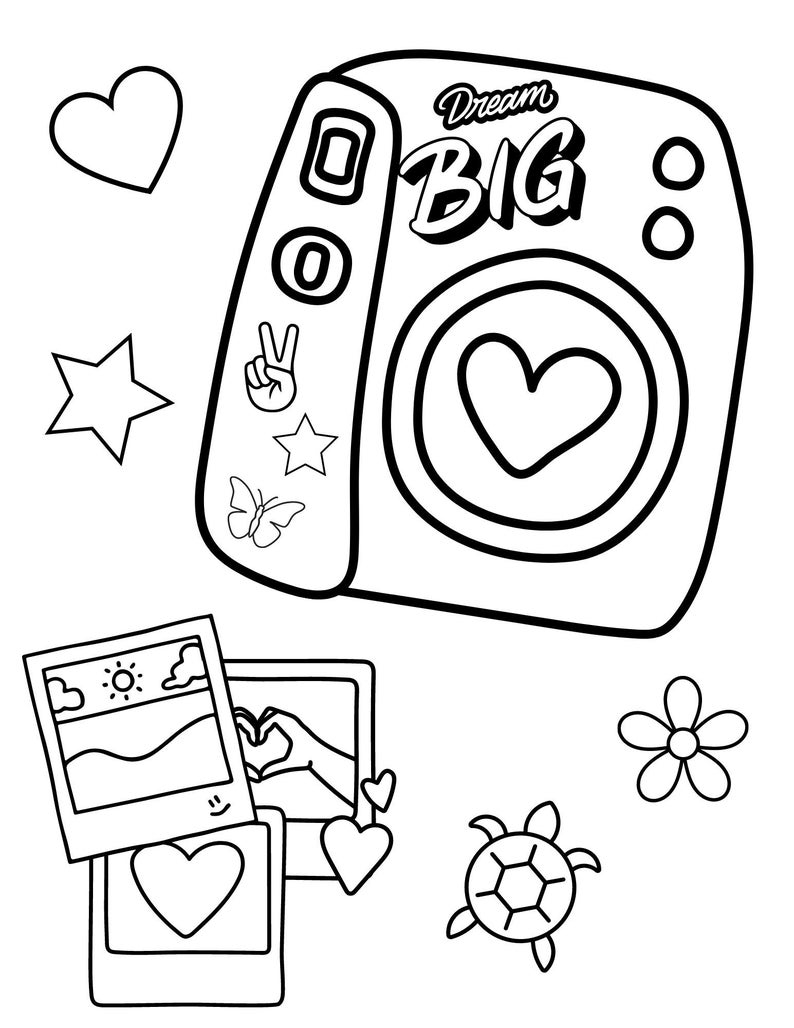 Preppy Coloring Pages Printable Preppy Coloring Pages Printable