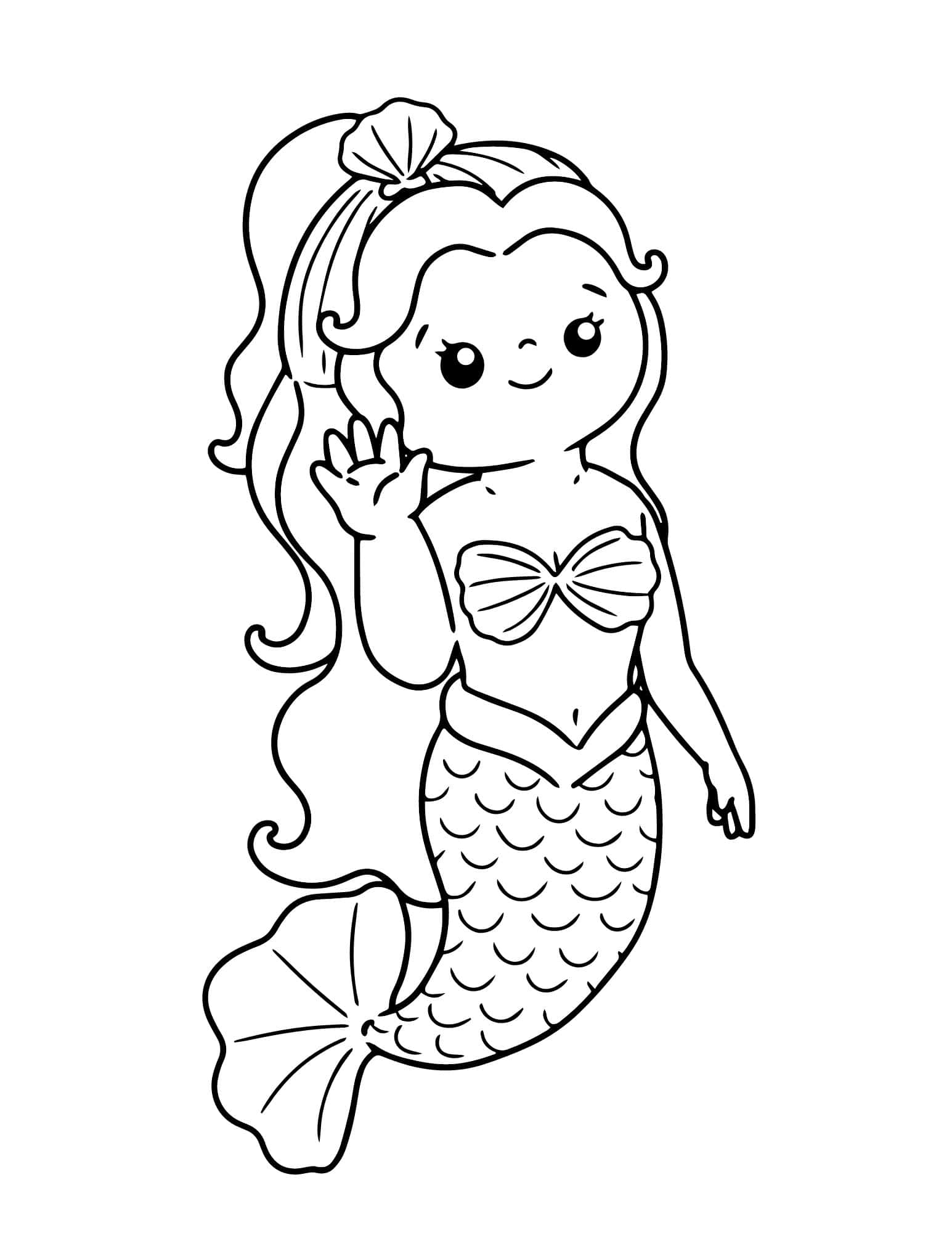 44 Mermaid Coloring Pages For Kids And Adults Our Mindful Life