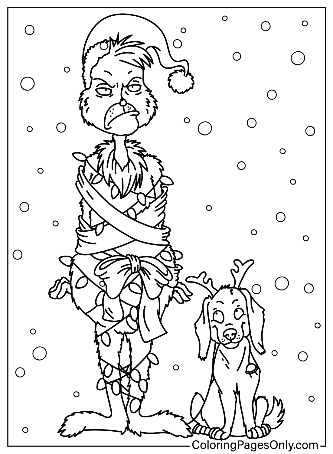45 Best Grinch Coloring Pages Free Printables Artsy Pretty Plants