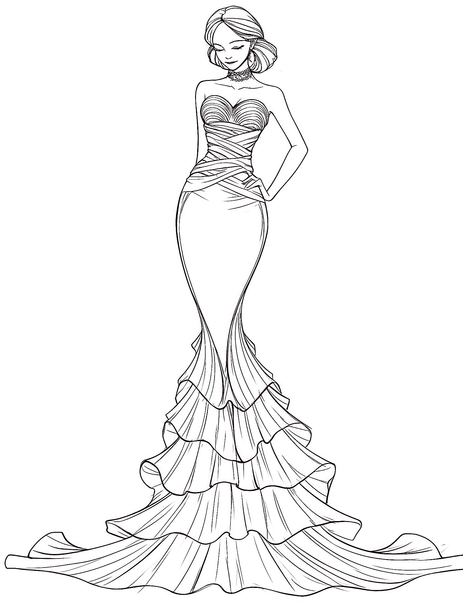 49 Stunning Dress Coloring Pages For Kids And Adults Our Mindful Life 49 Stunning Dress Coloring Pages For Kids And Adults Our Mindful Life