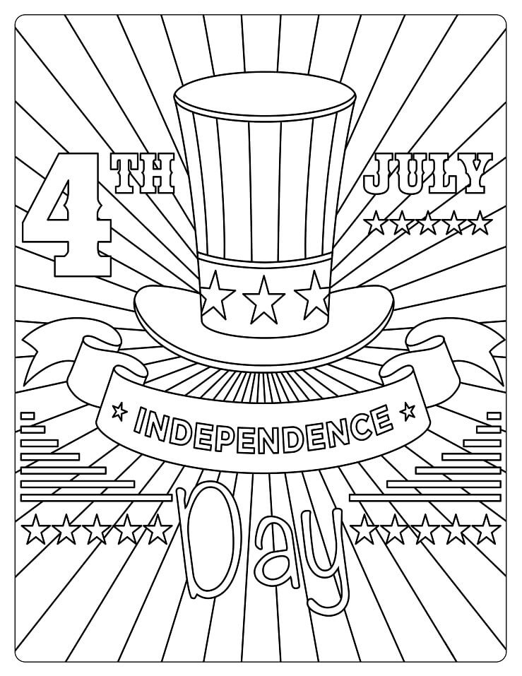 Free Printable 4Th Of July Coloring Pages