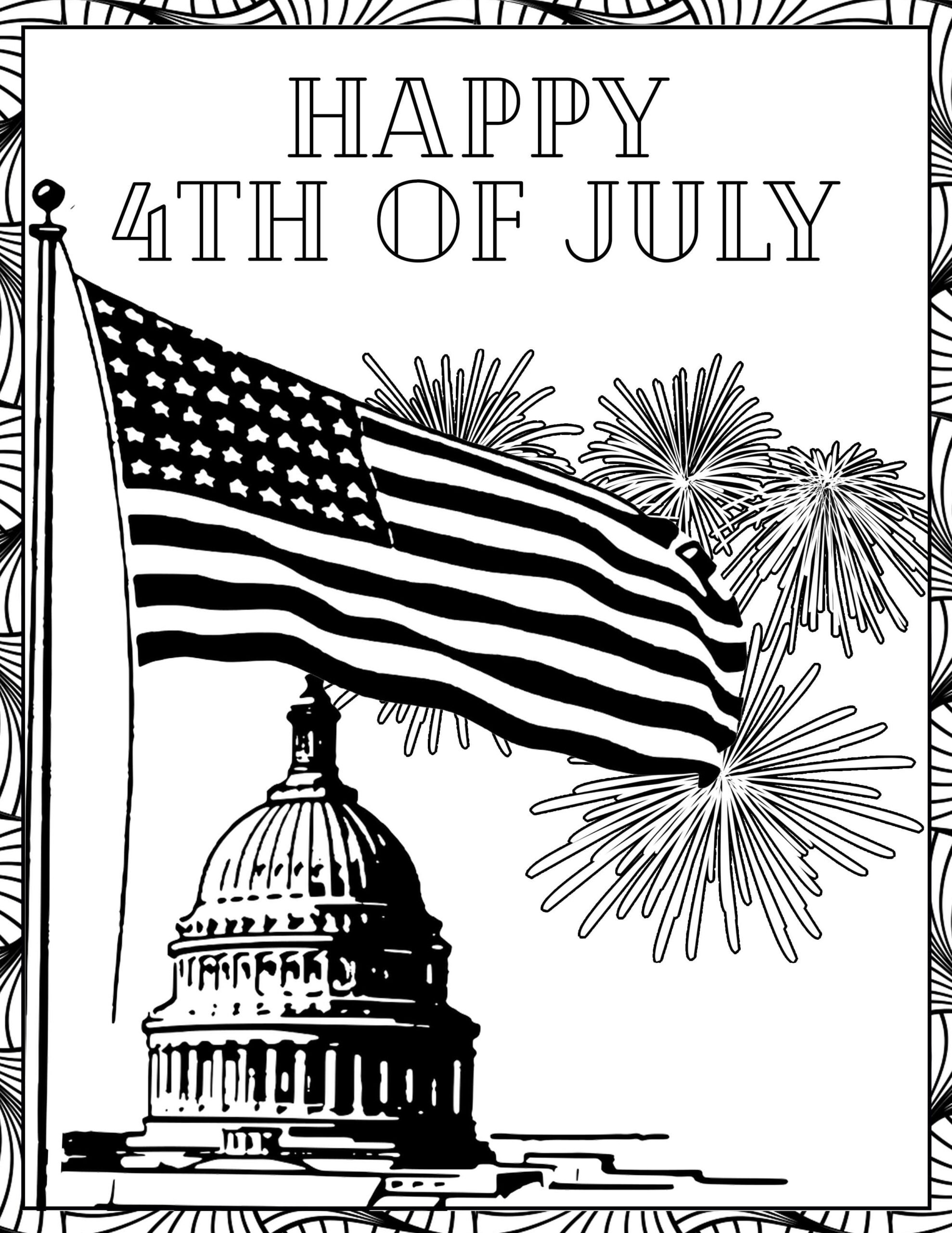 4th Of July Coloring Pages Independence Day Free Printable 4th Of July Coloring Pages Independence Day Free Printable