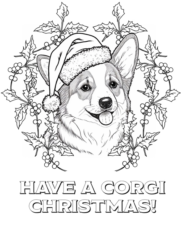 5 Corgi Coloring Pages The Graphics Fairy 5 Corgi Coloring Pages The Graphics Fairy