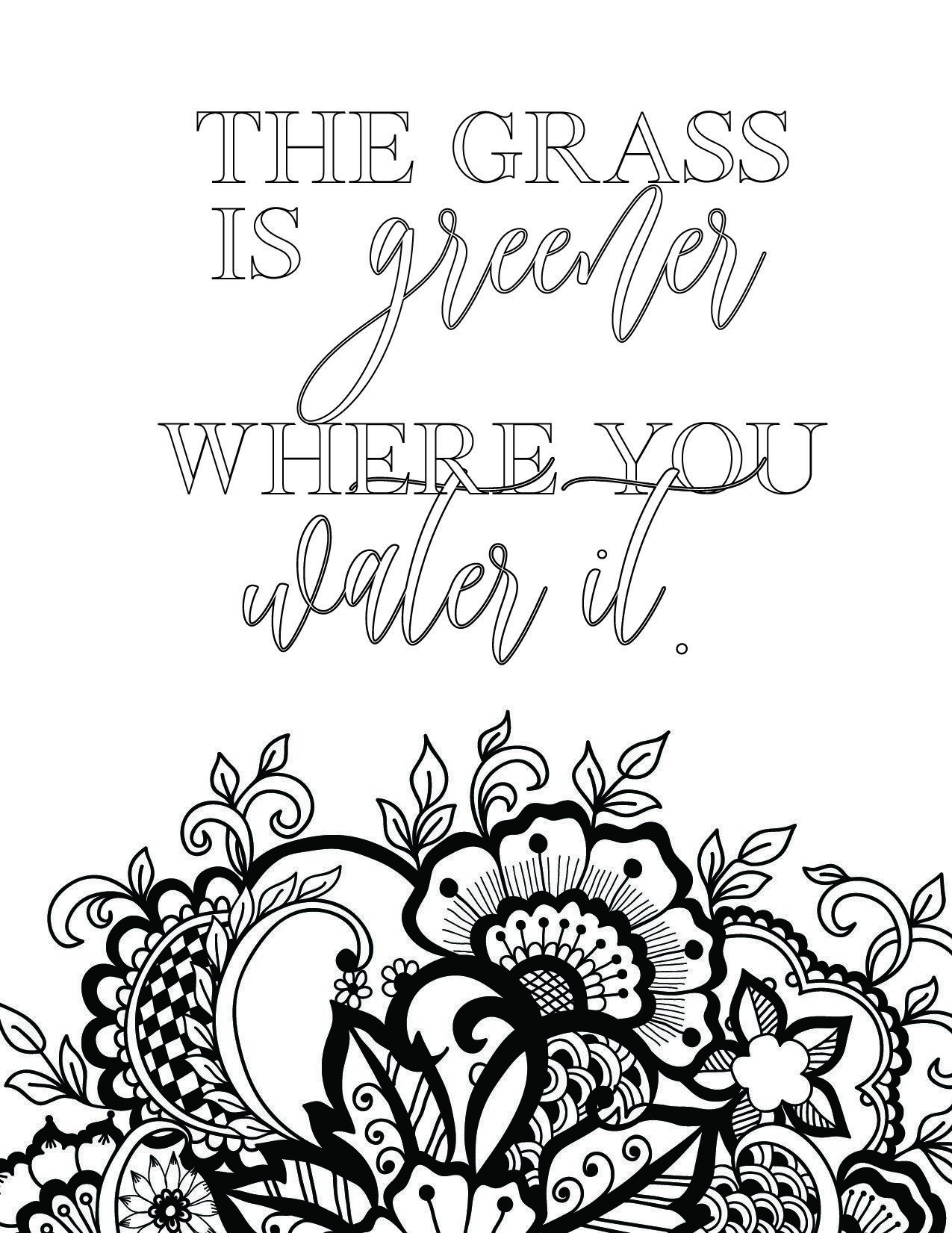 50 Best Printable Inspirational Quote Coloring Pages World Of 50 Best Printable Inspirational Quote Coloring Pages World Of
